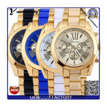 Yxl-772 Silikon Armband Chronograph Uhr Edelstahl Damenuhr Dame Uhren
